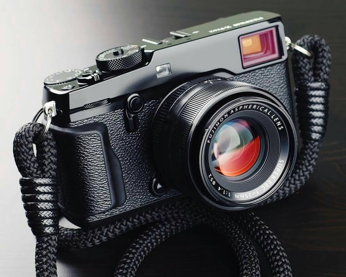 Black  Acrylic Camera Strap - Image 3