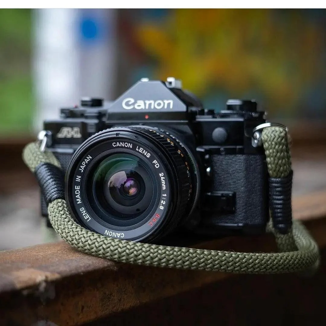 Olive Green Camera Strap - Image 5