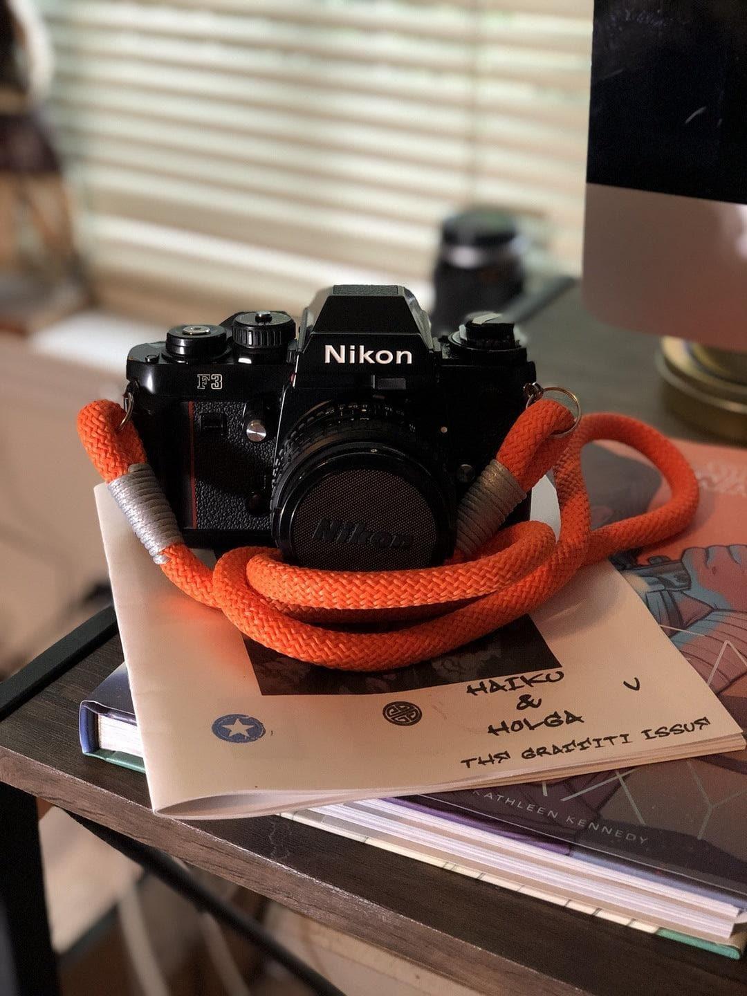 Orange Camera Strap - Image 4